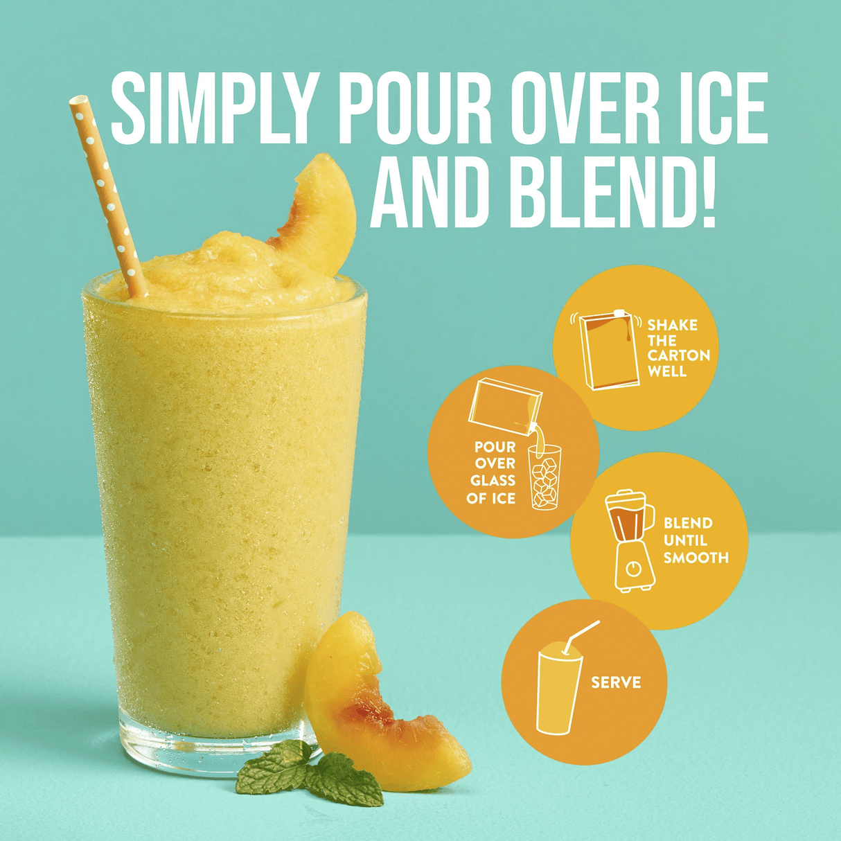 SMOOTHIE MIX DAVINCI GOURMET DE 1.42 L SABOR PEACH EXTREME - DURAZNO - CONCENTRADO - Kitchen Experts