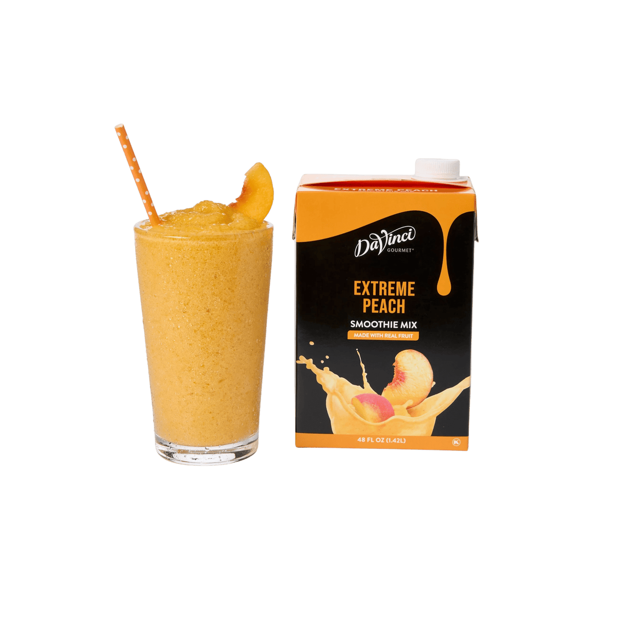 SMOOTHIE MIX DAVINCI GOURMET DE 1.42 L SABOR PEACH EXTREME - DURAZNO - CONCENTRADO - Kitchen Experts