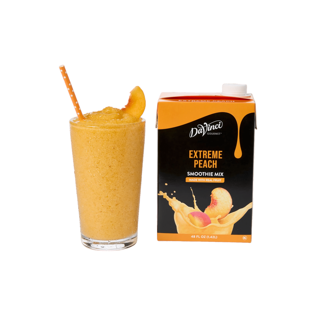 Smoothie Mix DaVinci Gourmet de 1.42 L Sabor Peach Extreme - Durazno - Concentrado