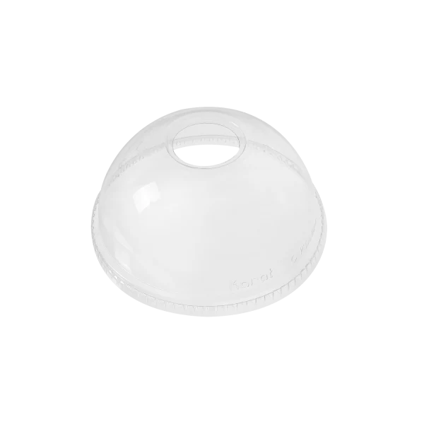 Tapa de domo de plástico para vaso transparente | para vaso de 12 oz, 16 oz y 20 oz - Kitchen Experts KEXDesechablesKaratKitchen Experts KEX