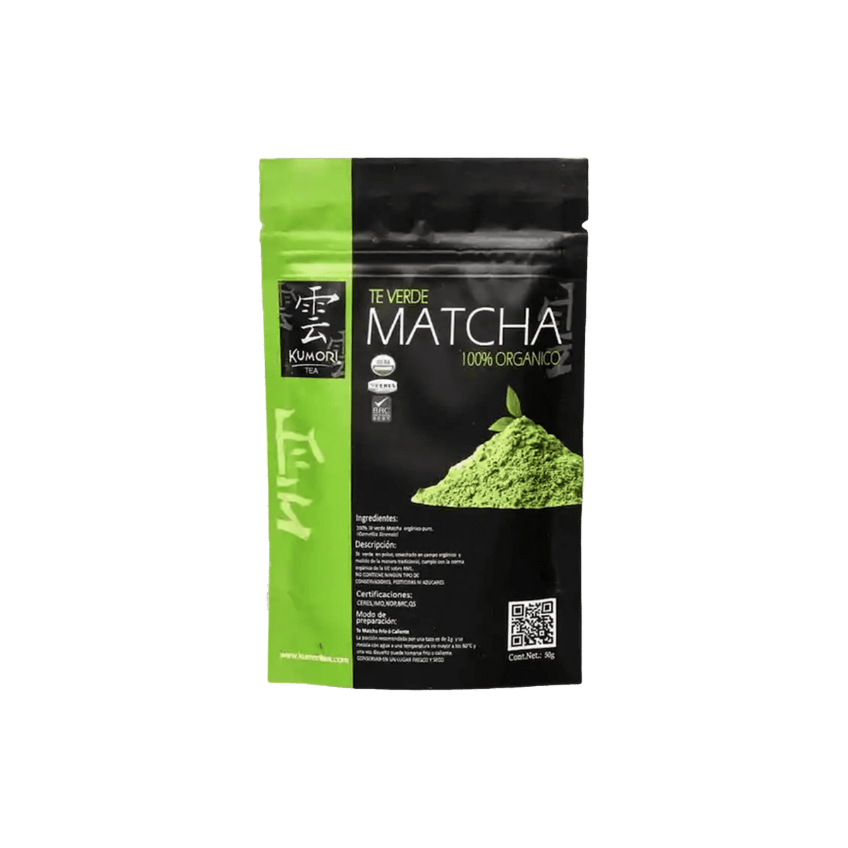 Té Matcha 100% Orgánico (100g) KUMORI TEA