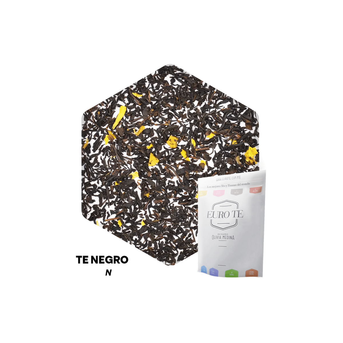 Té Negro Durazno Euro Té Bolsa 250 Gramos