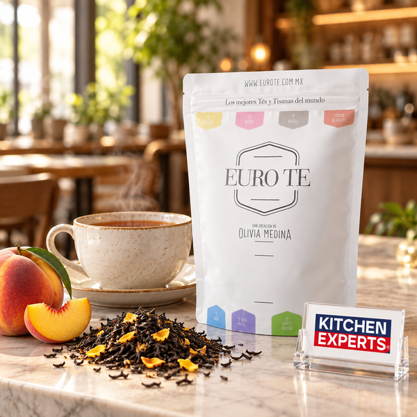 Té Negro Durazno Euro Té Bolsa 250 Gramos - escena KEX
