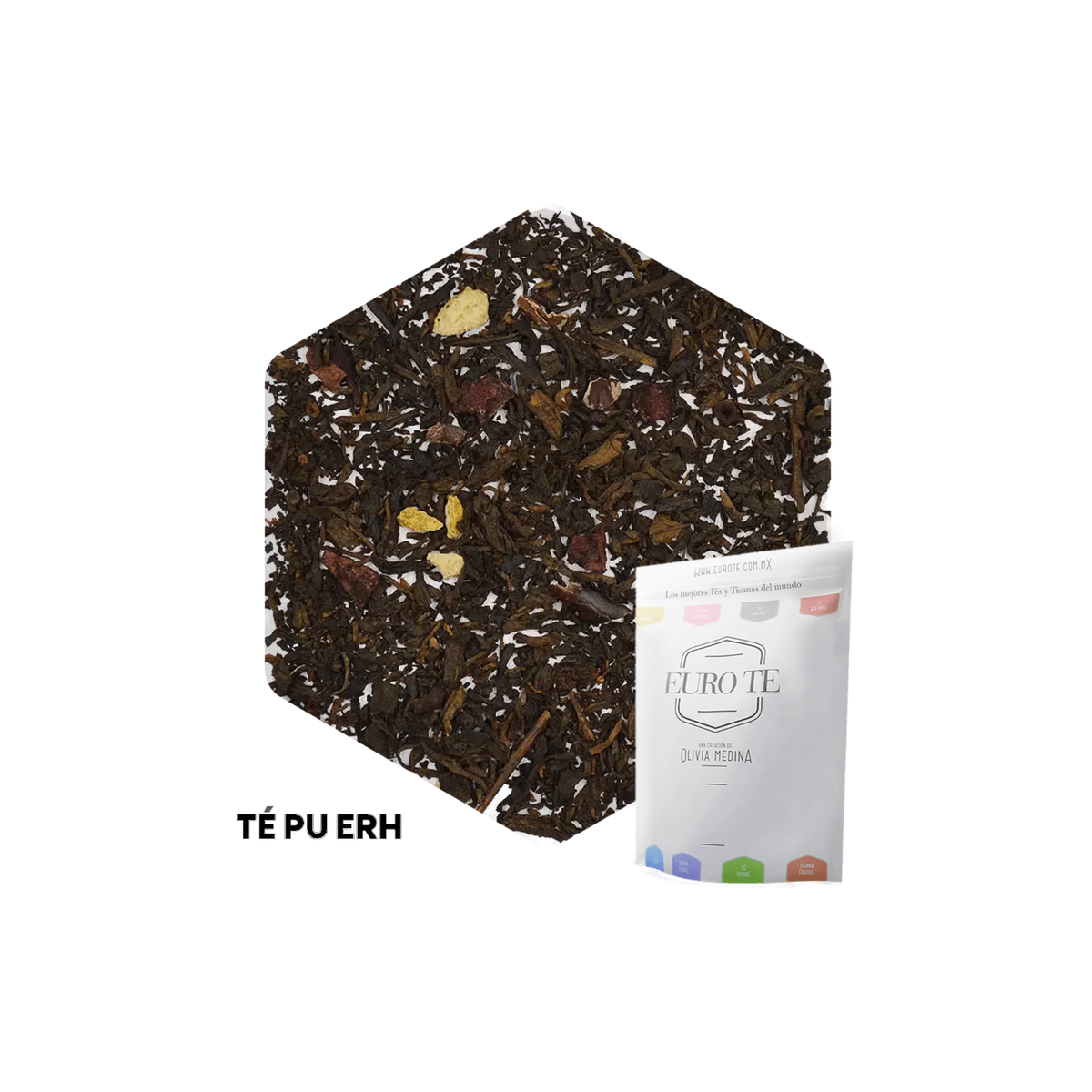 Té Rojo Pu Erh Frutos Rojos Euro Bolsa Té 250 Gramos