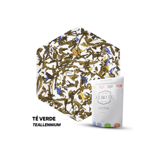 Euro Té Verde Teallennium 250 Gramos para cafeterías | Kitchen Experts KEX