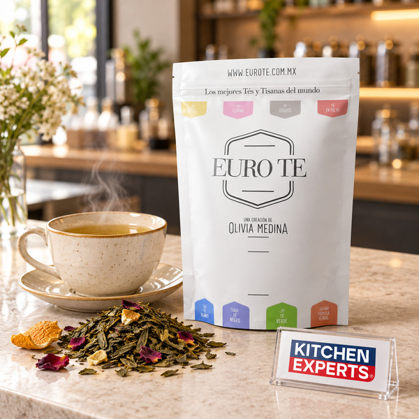 Té Verde Verde Champagne Euro Té 250 Gramos - escena KEX