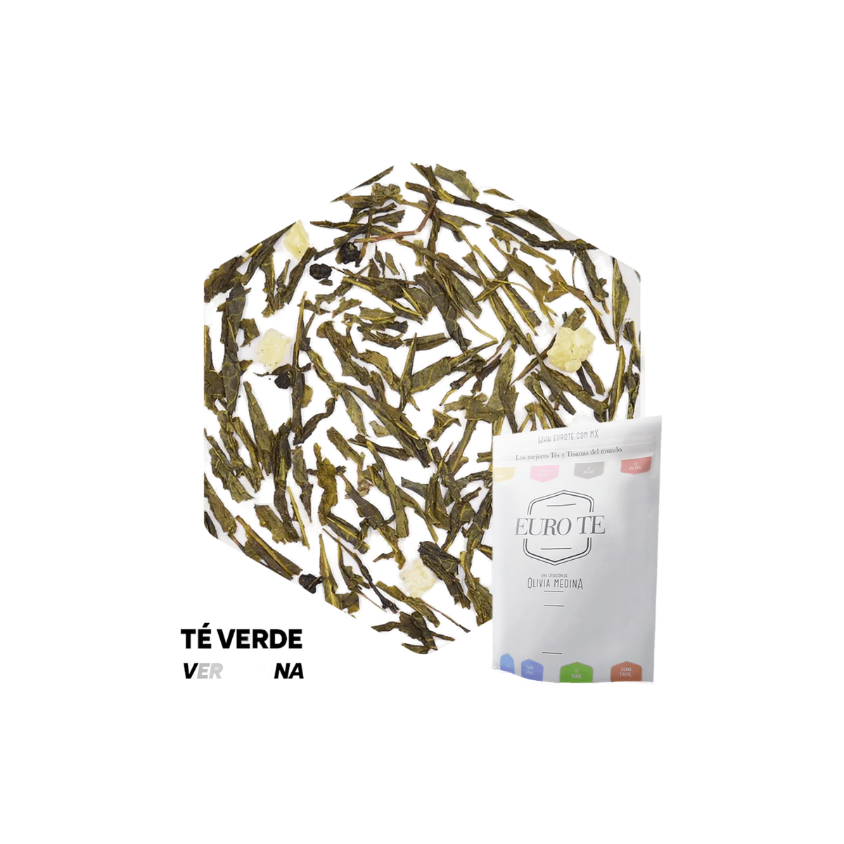 Té Verde Verde Piña Blueberry Euro Té Bolsa 250 Gramos