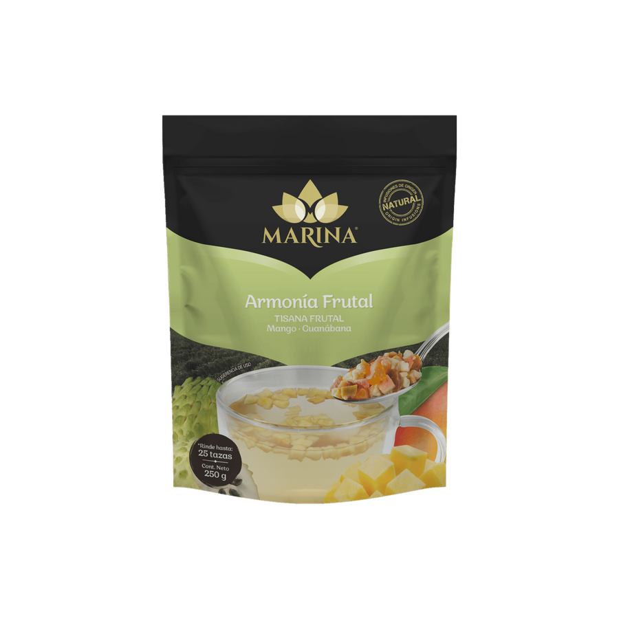 Tisana Frutal Mango Guanabana Armonia Frutal Marina Bolsa 250 Gramos
