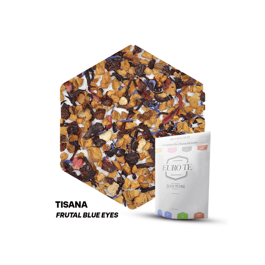 Euro Té Tisana Frutal Blue Eyes 250 Gramos para cafeterías | Kitchen Experts KEX