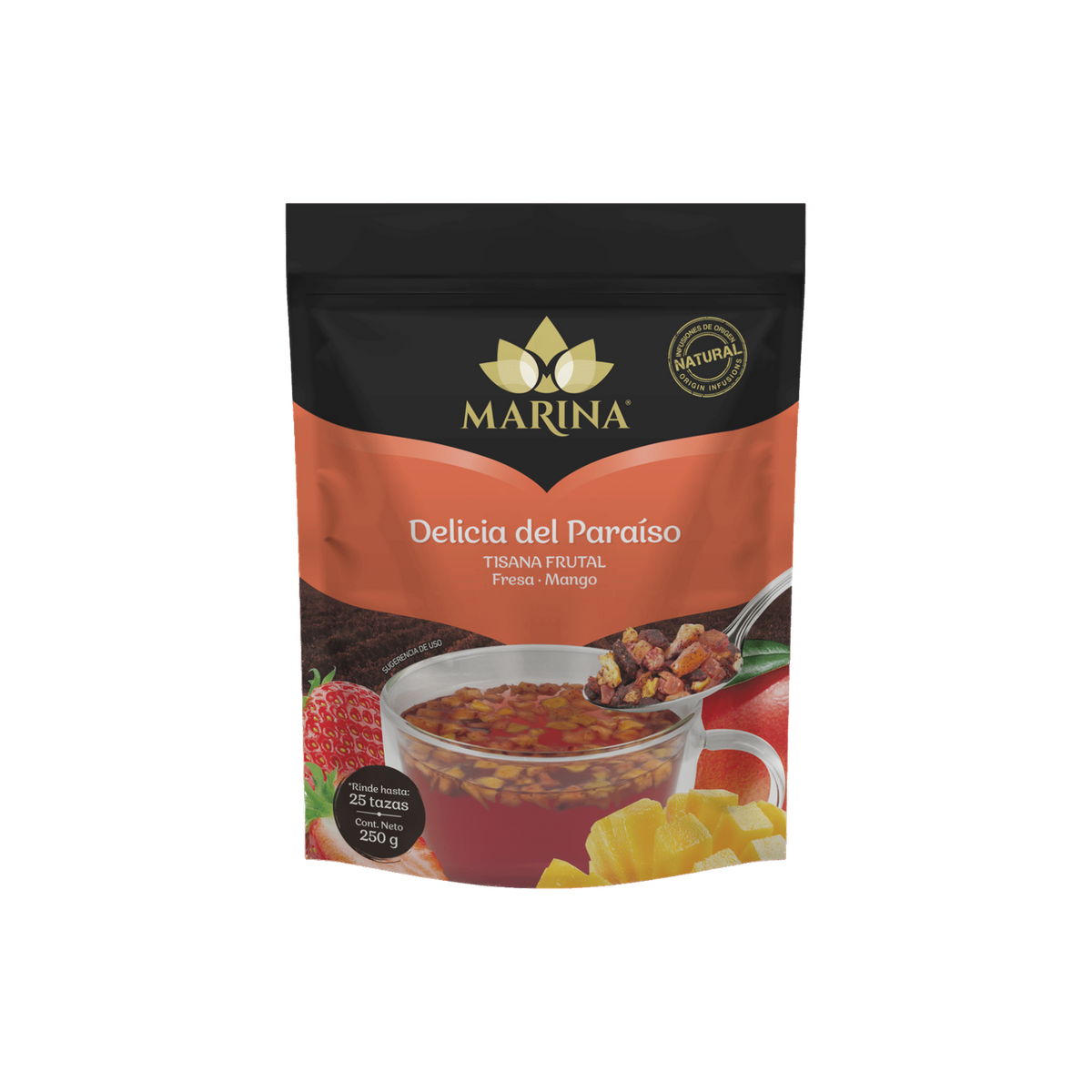 Tisana Frutal Fresa y Mango Delicia del Paraíso Marina 250g