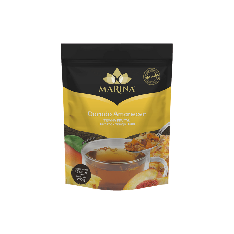 Tisana Frutal Durazno, Mango y Piña Dorado Amanecer Marina 250g