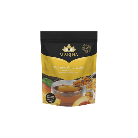 Tisana Frutal DURAZNO MANGO PIÑA - MARINA Dorado Amanecer 1 Kg | Infusión Natural Sin Cafeína