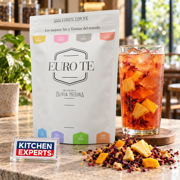 Tisana Frutal Fantasia Tropical Euro Té Bolsa 250 Gramos - escena KEX
