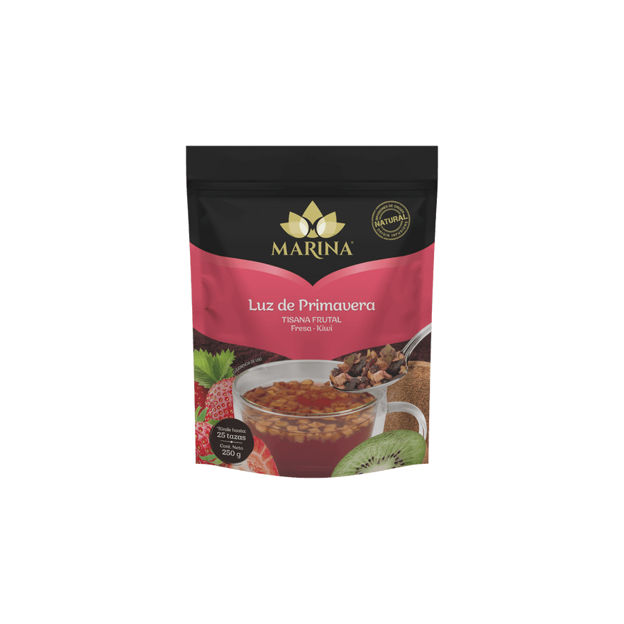 Marina Tisana Frutal Fresa Kiwi Luz Primavera 250g para cafeterías | Kitchen Experts KEX