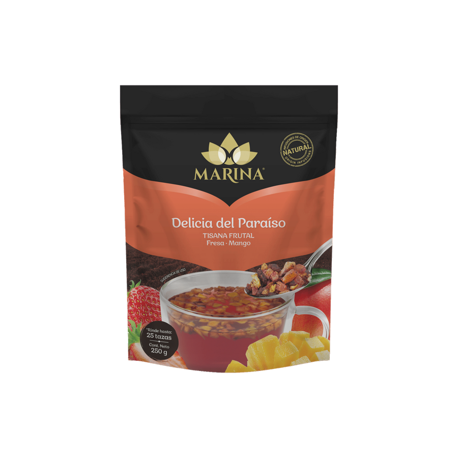 Tisana Frutal Fresa y Mango Delicia del Paraiso Marina Bolsa 500 Gramos