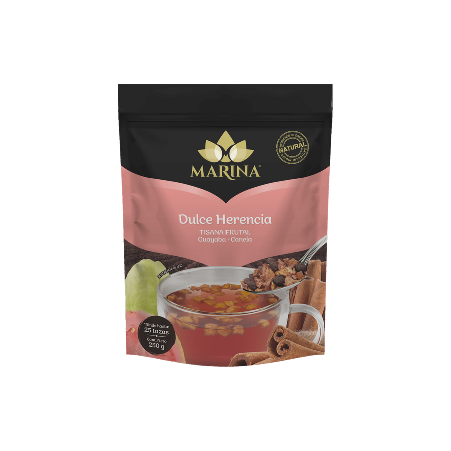 Tisana Frutal Guayaba Canela Dulce Herencia Marina Bolsa 500 Gramos