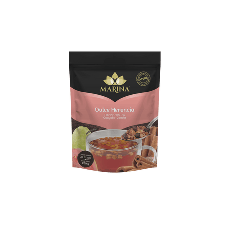 TISANA FRUTAL GUAYABA CANELA DULCE HERENCIA MARINA BOLSA 500 GRAMOS