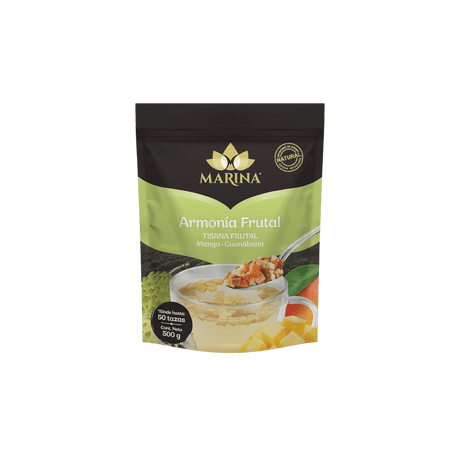 TISANA FRUTAL MANGO GUANABANA ARMONIA FRUTAL MARINA BOLSA 500 GRAMOS