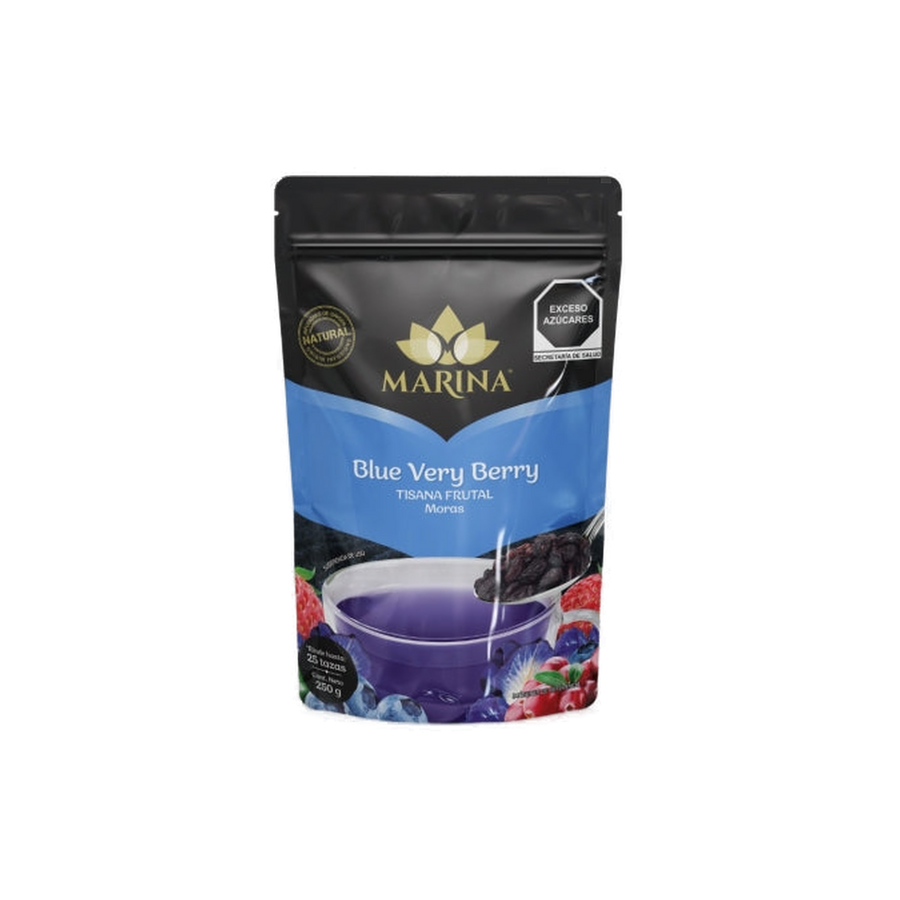 Tisana Frutal Moras Blue Very Berry Marina Bolsa 250 Gramos