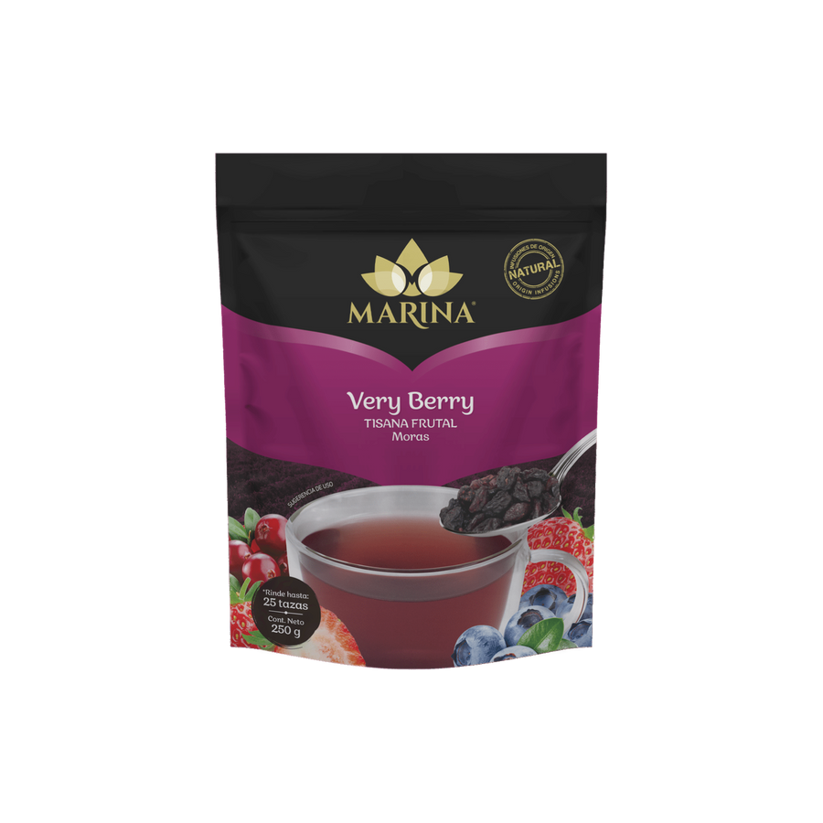 Tisana Frutal Moras Very Berry Marina Bolsa 500 Gramos