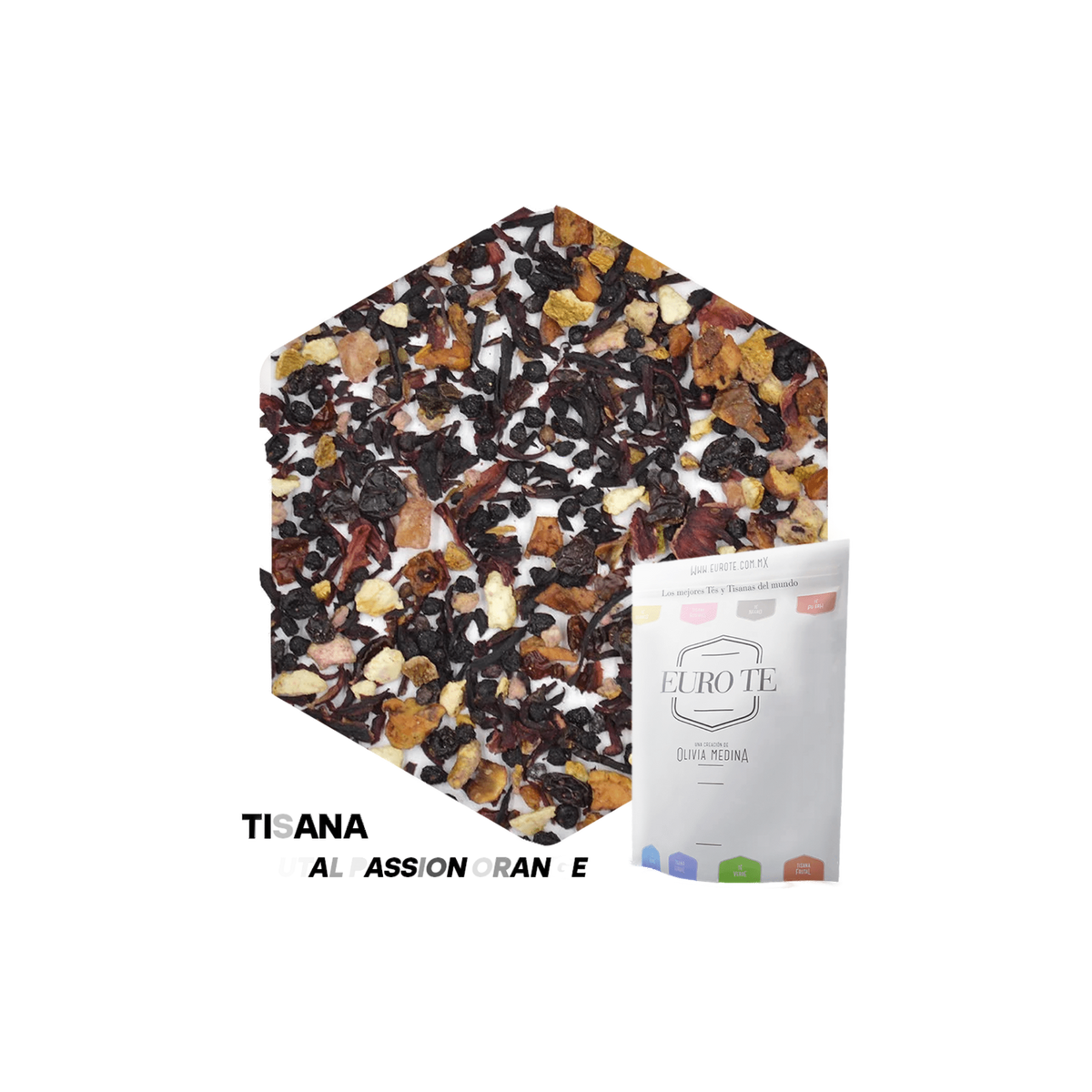 Tisana Frutal Passion Orange Euro Té 250 Gramos