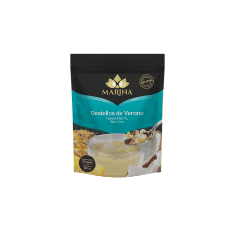 TISANA FRUTAL PIÑA COCO DESTELLOS DE VERANO MARINA BOLSA 500 GRAMOS