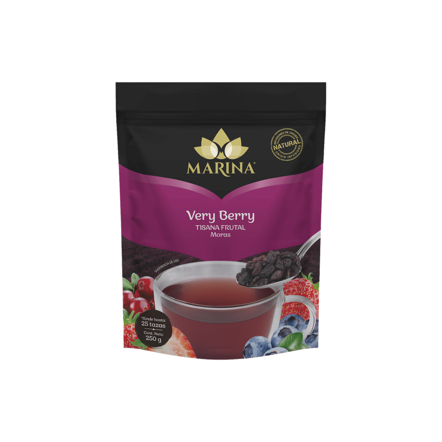 Tisana Frutal Moras Very Berry Marina Bolsa 250 Gramos