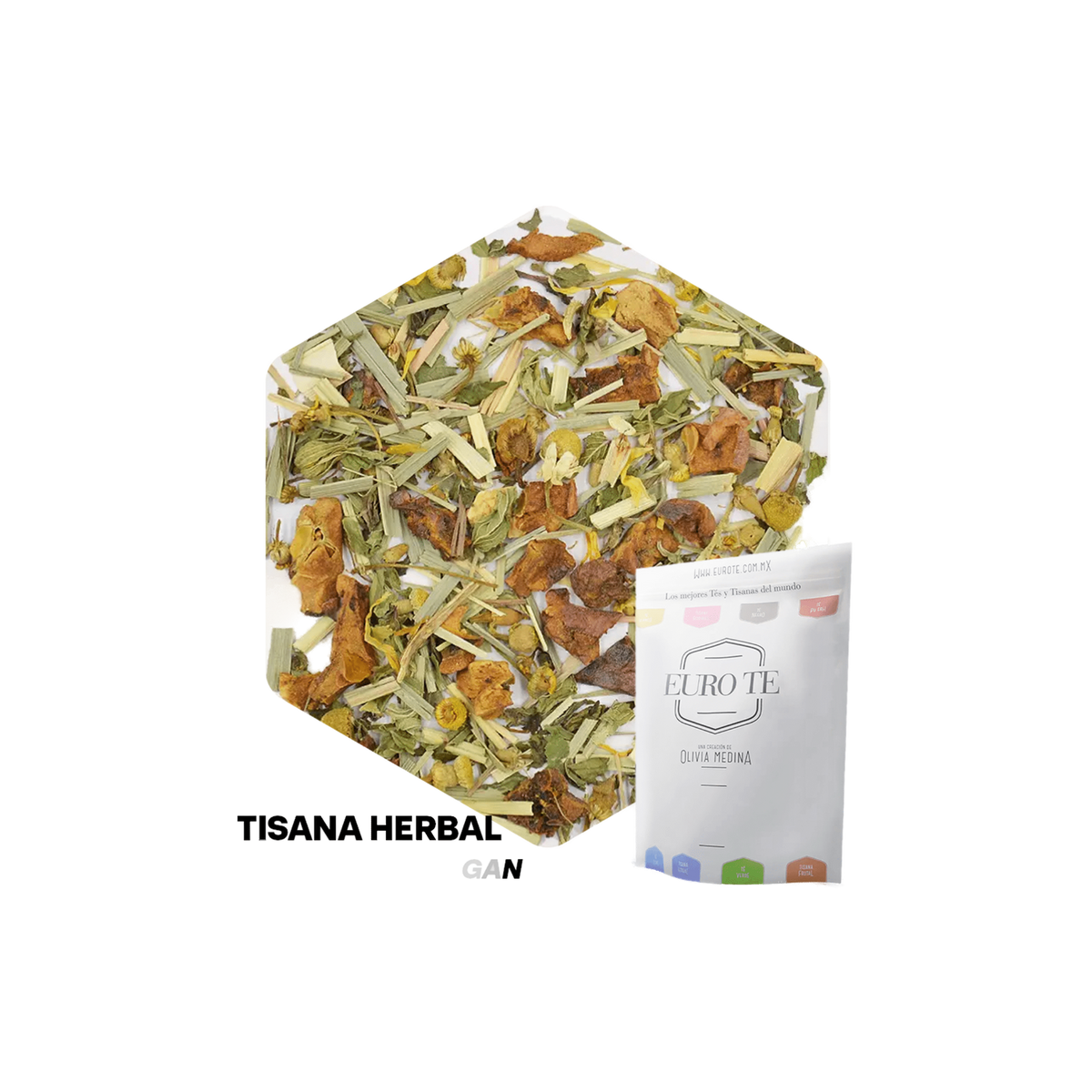 Tisana Herbal Cero Estres Euro Té Bolsa 250 Gramos