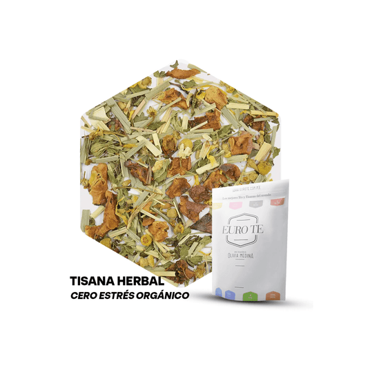 Euro Té Tisana Herbal Cero Estres 250 Gramos para cafeterías | Kitchen Experts KEX