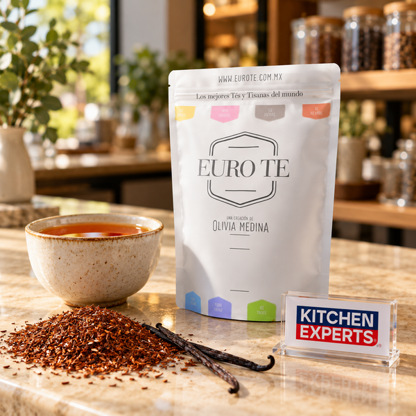 Tisana Rooibos Bourbon Vainilla Euro Té 250G | Infusión Gourmet sin Cafeína – KEX Kitchen Experts - escena KEX