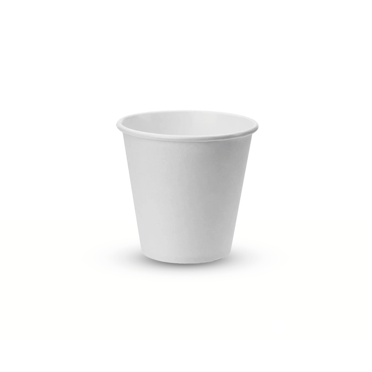 VASO DE PAPEL DE 4 OZ  PARA BEBIDAS FRIAS-CALIENTES | PAQUETE DE 50 PZS