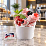 Vaso Papel 6 oz para Helado| Ideal para Gelato o Nieve - escena KEX