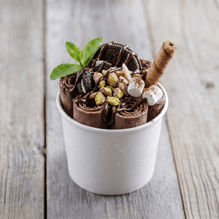 VASO PAPEL 8 OZ PARA HELADO| IDEAL PARA GELATO O NIEVE
