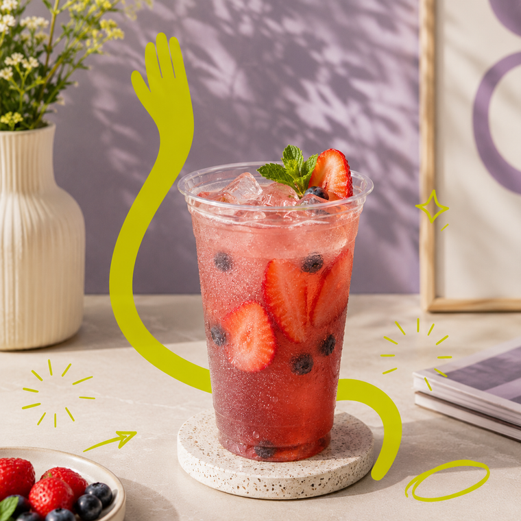 Vaso Tipo U PET de 20 oz para Bebidas Frías | Marca Twinco
