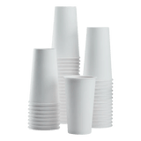 Vasos para café de papel de 20 oz, color Blanco - Kitchen Experts KEXDesechablesKaratKitchen Experts KEX
