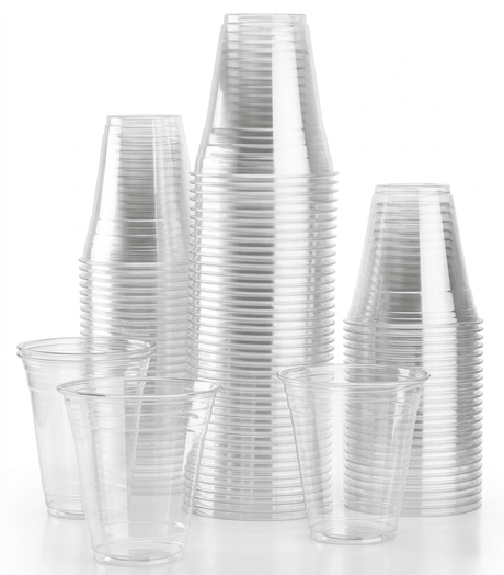Vasos PET 16 oz para Bebidas Frías | Transparentes, Resistentes y de Alta Calidad - Desechables Kitchen Experts KEX