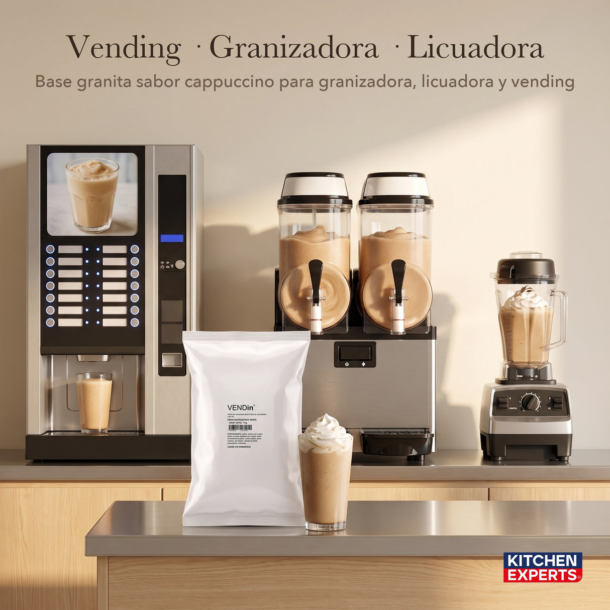 Vendin Original Granita se usa en máquina vending de café, granizadora y licuadora | KEX