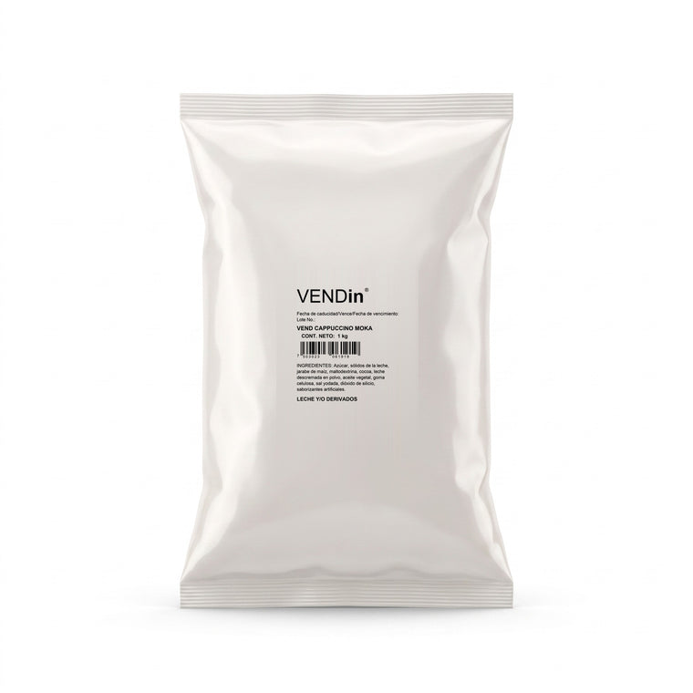 Base Sabor Cappuccino Moka Vending | Caja 4 kg (4 bolsas de 1 kg) | Vendin