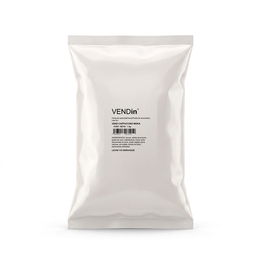 Vendin Cappuccino Moka bolsa de 1 kg, mezcla en polvo para máquina vending | Kitchen Experts KEX