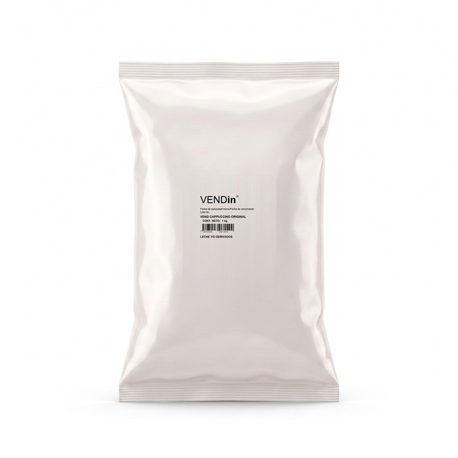 Vendin Cappuccino Original bolsa de 1 kg, mezcla en polvo para máquina vending | Kitchen Experts KEX