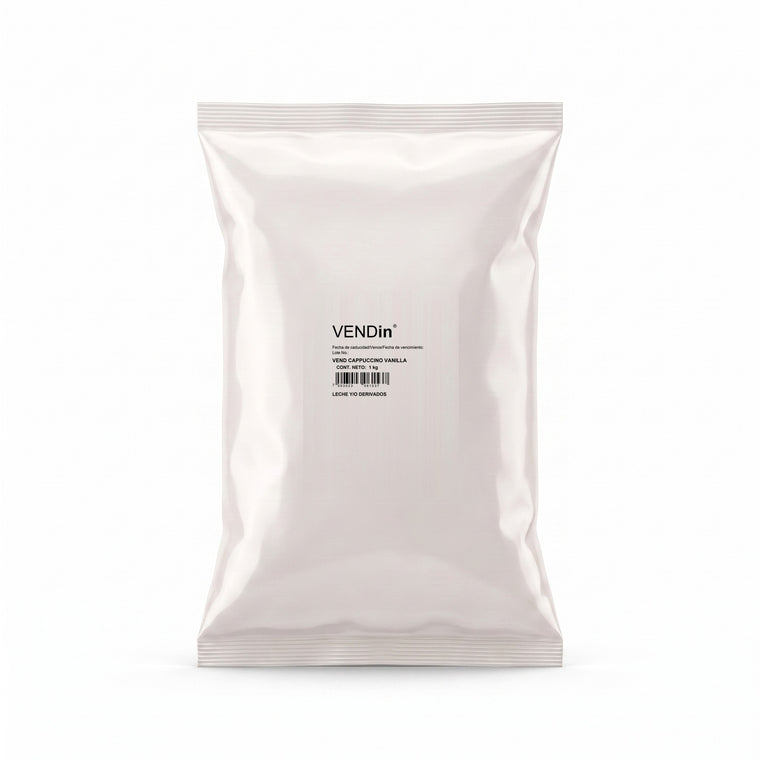 Base Sabor Cappuccino Vanilla Vending | Caja 4 kg (4 bolsas de 1 kg) | Vendin