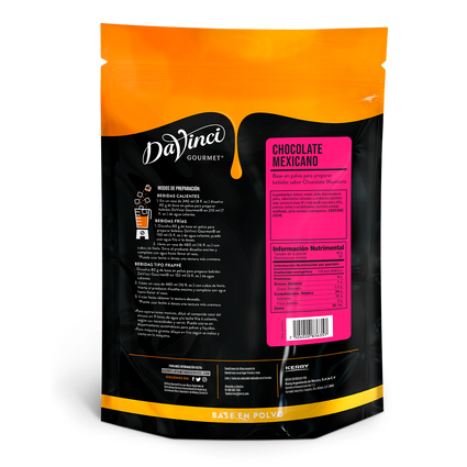 BASE DAVINCI CHOCOLATE MEXICANO BOLSA 1300 GRAMOS