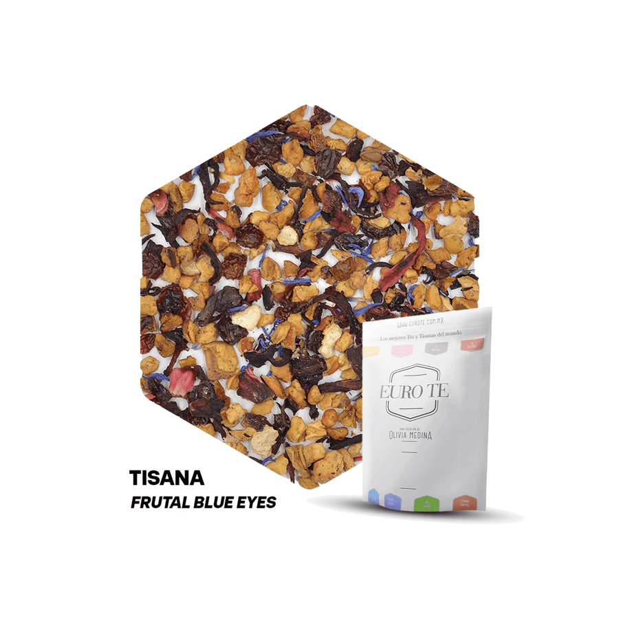 Euro Té Tisana Frutal Blue Eyes 250 Gramos para cafeterías | Kitchen Experts KEX