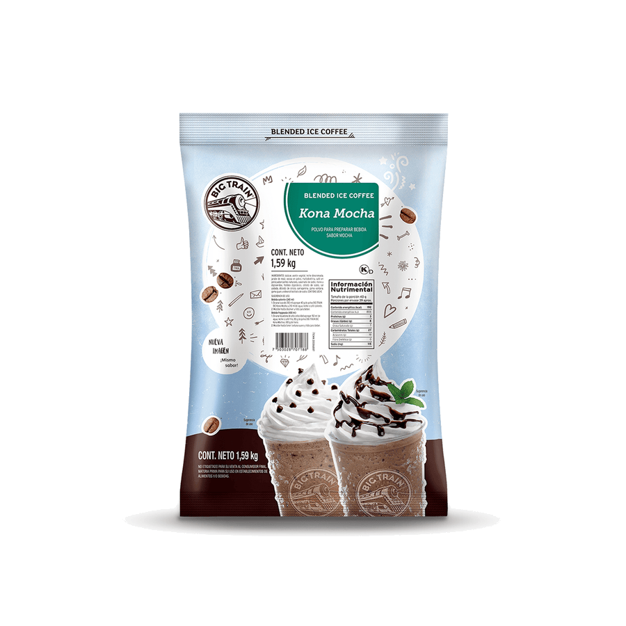 Big Train Base Kona Mocha 1.59 Kg para cafeterías | Kitchen Experts KEX