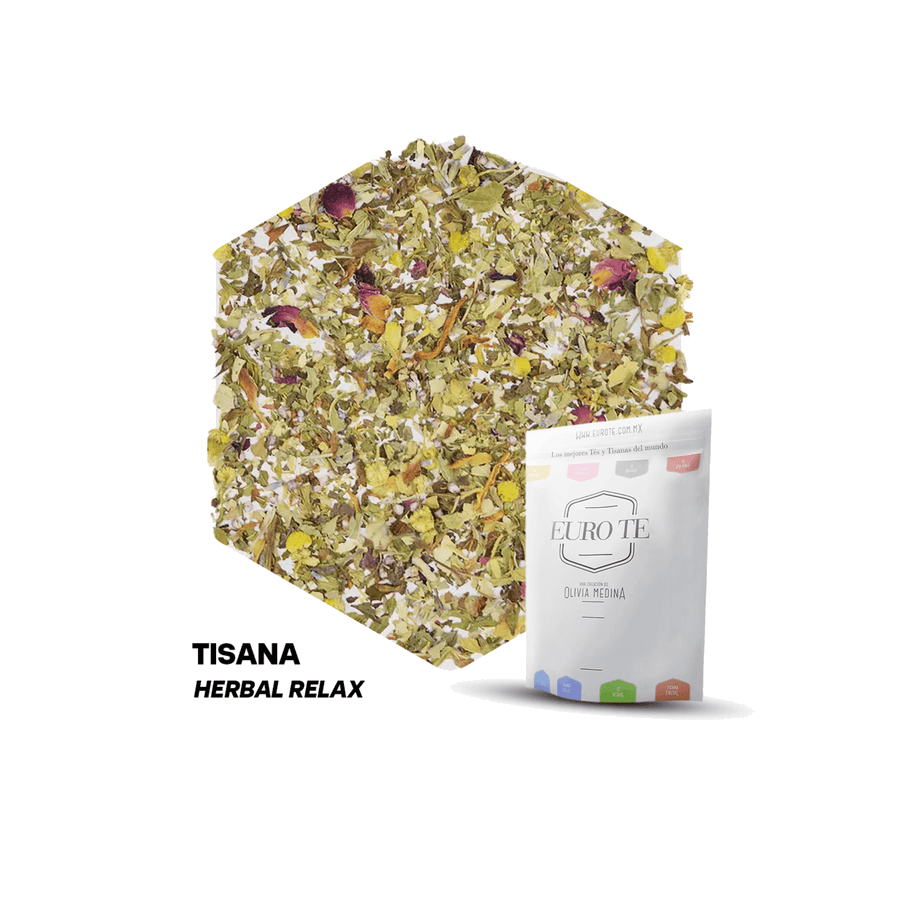 Euro Té Tisana Herbal Relax 250 Gramos para cafeterías | Kitchen Experts KEX