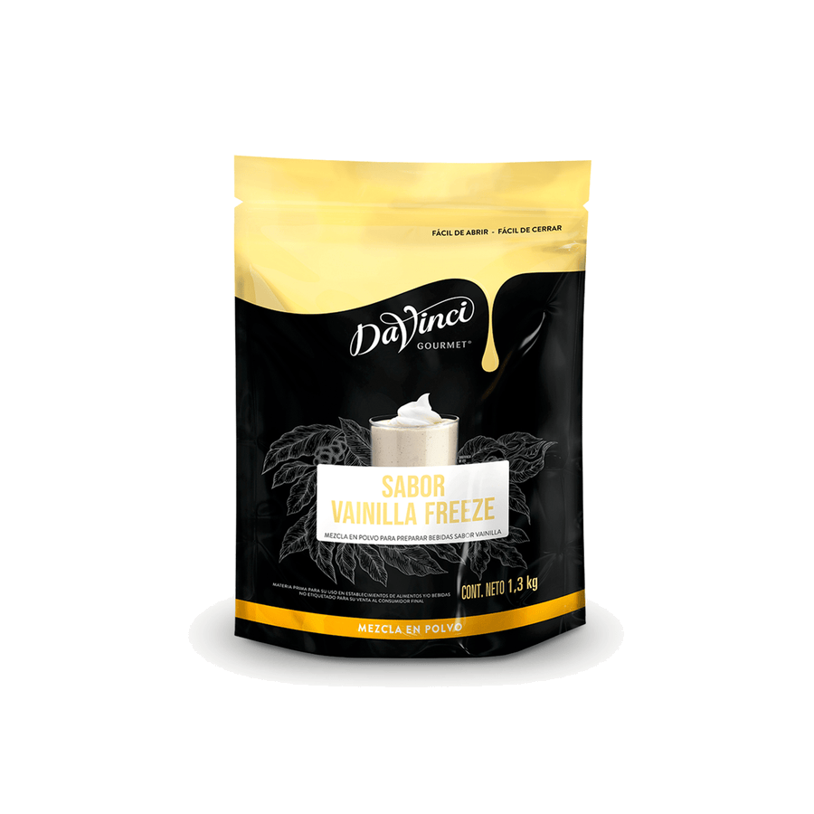 DaVinci Base Caffe Damore Vainilla Freeze 1300 Gramos para cafeterías | Kitchen Experts KEX