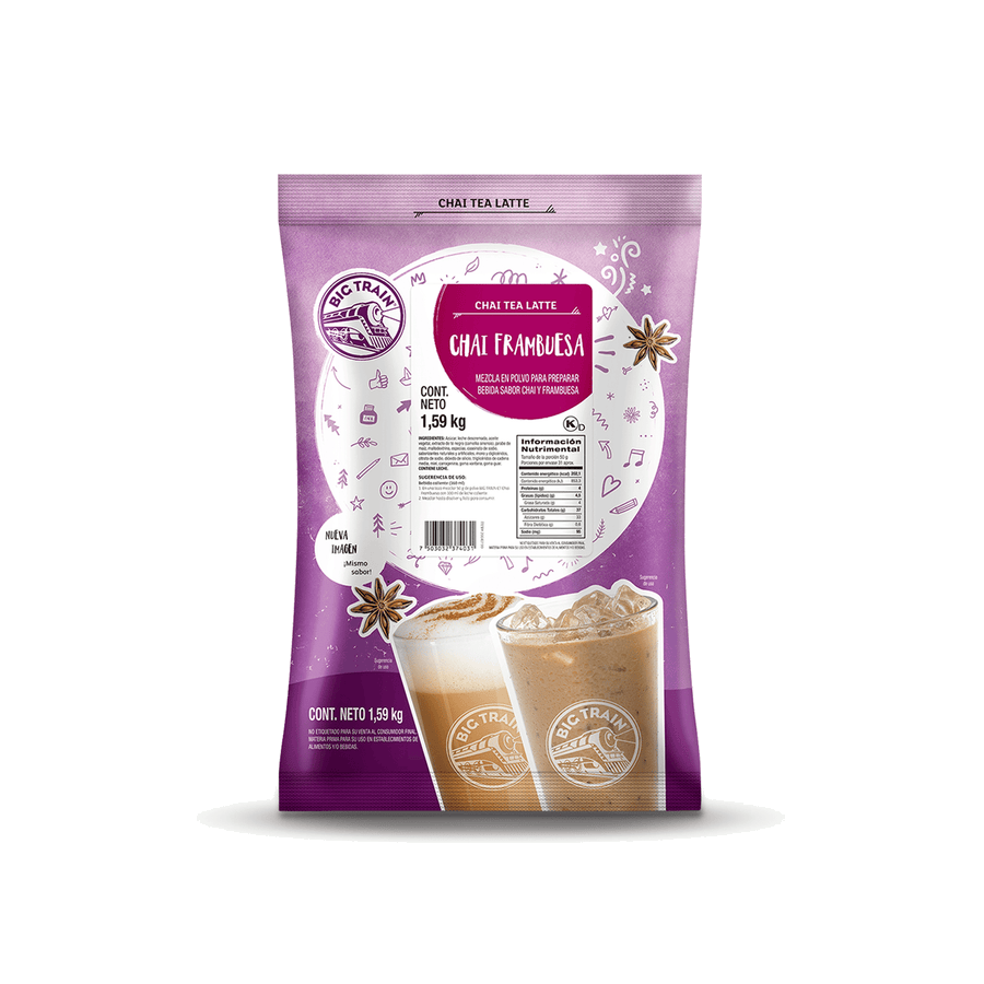 Big Train Base Chai Frambuesa 1590 Gramos para cafeterías | Kitchen Experts KEX