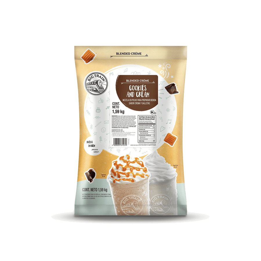 Big Train Base Cookies And Cream 1.59 Kg para cafeterías | Kitchen Experts KEX