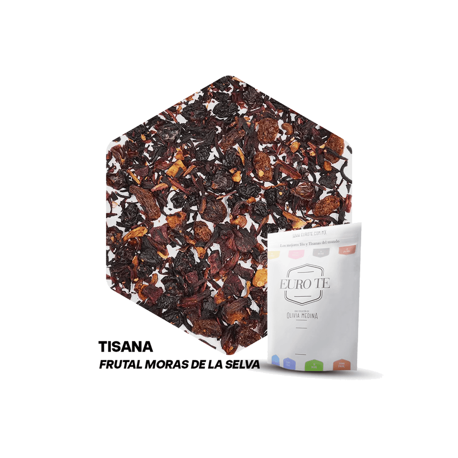 Euro Té Tisana Frutal Moras Selva 250 Gramos para cafeterías | Kitchen Experts KEX