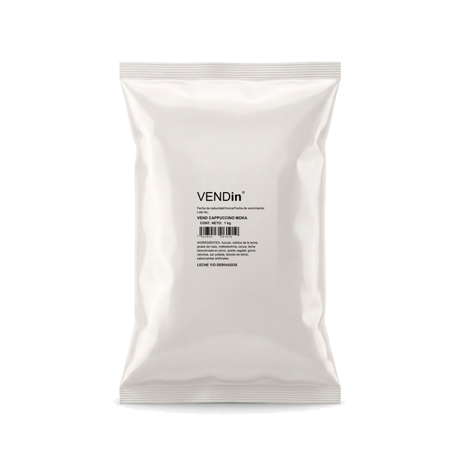 Vendin Cappuccino Moka bolsa de 1 kg, mezcla en polvo para máquina vending | Kitchen Experts KEX